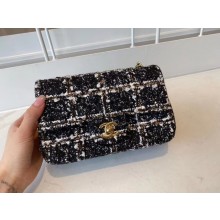 Chanel classic handbag Tweed & Gold-Tone Metal A01116-2 JK3606VI95