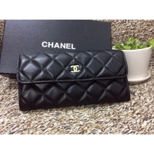 Chanel Matelasse Long Wallet Original Leather A50096 JK1476sf78