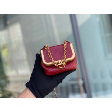 Chanel Original mini Magnet buckle bag AS1885 red JK3903FT35