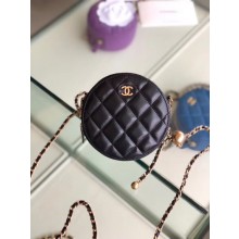 Chanel Original mini Sheepskin bag AS1449 black JK3981Kf26