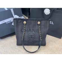 Chanel Shoulder Bag A66942 dark blue JK4063kC27