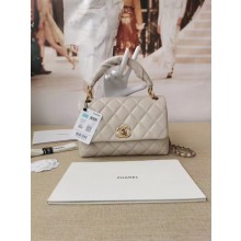 Cheap Fake Chanel Original Lather Flap Bag AS2044 white JK3892BC48