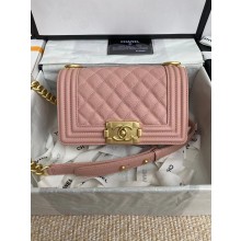 Fake Boy Chanel Flap Shoulder Bag Leather A67085 pink JK2889qZ31