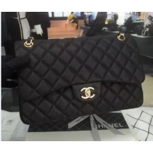 Imitation Chanel 2.55 Series Flap Bags Original Leather B5024 Black JK5992QN34