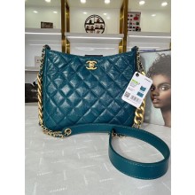 Imitation Fashion Chanel Calfskin Shoulder Bag AS3112 blue JK2611kd19