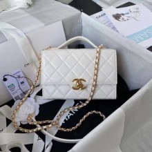 Replica Chanel leather Shoulder Bag AS2796 white JK2989it96