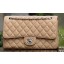 AAA 1:1 Chanel 2.55 Series Flap Bag Apricot Sheepskin Leather A1112 Silver JK713yF79
