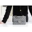 AAA Chanel Small Classic Handbag Grained Calfskin & silver-Tone Metal A01113 grey JK3356zK34
