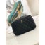 AAA Replica Chanel Caviar Quilted Curvy Pouch Cosmetic Case 220597 Black JK3919cf50