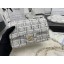 AAA Replica CHANEL Tweed Braided Sheepskin & Gold-Tone Metal AS01116-1 gray JK2605VB75