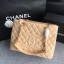 AAAAA Chanel LE Boy Grand Shopping Tote Bag GST Apricot Cannage Pattern A50995 Gold JK5785aM93