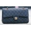 AAAAA Knockoff Chanel Classic Flap Bag Black Cannage Pattern A1113 Gold JK476Pg26