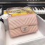 Chanel 2.55 Series Flap Bag Leather Rose gold A1116CF Silver JK3681tg76