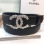 Chanel Calf Leather Belt Wide with 30mm 56604 JK630CD62