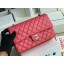 chanel classic handbag Lambskin & silver Metal A01112 pink JK3515pA42