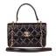 Chanel Classic Top Handle Bag Sheepskin Leather CHA92236 Black JK1110Ea63
