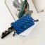 Chanel Flap Lambskin Shoulder Bag 1116 Electro optic blue JK2771Is79