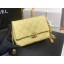 Chanel Grained Calfskin Shoulder Bag AS3103 YELLOW JK2646va68