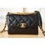 Chanel lambskin Shoulder Bag AS3240 black JK2410Rk60