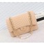 Chanel Maxi Classic Flap Bag Apricot Chevron Sheepskin Leather A58601 Gold JK5465ER88