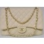 Chanel Maxi Quilted Classic Flap Bag Apricot Cannage Patterns A58601 Gold JK684Tk78