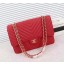Chanel Maxi Quilted Classic Flap Bag Red Chevron Cannage Pattern A58601 Gold JK5471KX22