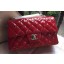 Chanel mini Classic Flap Bag Original Patent A1116 Red JK172Gp37