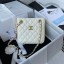 Chanel mini Shoulder Bag Grained Calfskin&Gold-Tone Metal AS3176 white JK2497yx89