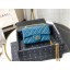 Chanel Shoulder Bag Original Leather Blue AS0874 Gold JK4562Wi77