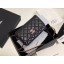 Chanel wallet on chain Lambskin & Laquered Gold-Tone Metal AP2021 black JK3576Rc99