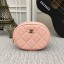 Cheap Copy Chanel Coin Purse Metallic Grained Lambskin & Gold-Tone Metal A68995 pink JK1376Eq45