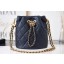 Cheap Copy Chanel Drawstring Bag Grained Calfskin & Gold Metal AS2859 black JK3007Eq45