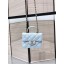 Fake Best CHANEL Top Handle Micro Mini Wallet On Chain AP2200 Light Blue JK3039Nk59