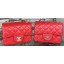 Fake Chanel Classic Flap Bag Original Sheepskin Leather A5171 Red JK492uQ71