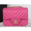 Fake Chanel Classic MINI Flap Bag Sheepskin Leather A1115 Rose JK292QF99