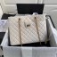 Fake Chanel Original Lather Shopping bag AS6611 white JK3669lF58
