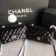 Fashion Chanel Classic Flap mini Bag Original Leather A1117 Black JK5547Of26