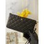 First-class Quality Chanel Grained Calfskin Clutch Bag & silver-Tone Metal A009 black JK4396fm32