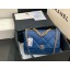 High Quality Replica chanel 19 large flap bag AS1162 dark blue JK3591aR54