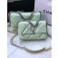 Imitation CHANEL Lambskin 19 Flap Bag AS1160 AS1161 light blue JK2871ye39