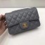 Imitation Chanel mini Classic Flap Bag Original Sheepskin Leather A1116 Grey JK5981lH78