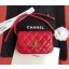Imitation Chanel Original Sheepskin Leather Belt Bag Red 33866 Gold JK4488VO34