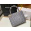 Imitation Chanel Tote Bag Grained Calfskin&Gold-Tone Metal AS1804 gray JK2540Xr29