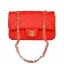 Imitation Cheap Chanel mini Classic Flap Bag Red Cannage Pattern 1117 Gold JK1059fV17