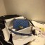 Imitation High Quality Chanel Le Boy Flap Shoulder Bag Original Leather Blue V67085 Gold JK4555HH94