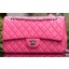 Knockoff Chanel 2.55 Series Flap Bag Rose Sheepskin Leather A37586 Silver JK719WW40
