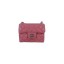 Knockoff Chanel mini Classic Flap Bag Peach Sheekskin CHA1115 Silver JK1114cS18