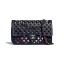Knockoff Chanel Original Leather Hollow Bag 1112 Black JK2715WW40
