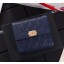 Knockoff High Quality Chanel Calfskin Leather & Gold-Tone Metal A80734 blue JK1252FA65