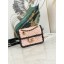 Luxury Chanel 22C New Woven Piping Square Original Leather Bag AS2495 PINK JK2855bE46